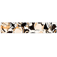 Orange Abstract Garden Flano Scarf (large)