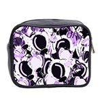 Purple abstract garden Mini Toiletries Bag 2-Side Back