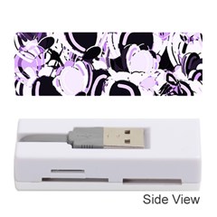 Purple abstract garden Memory Card Reader (Stick) 