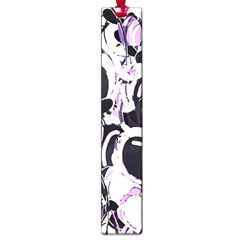 Purple abstract garden Large Book Marks