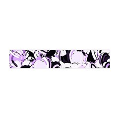 Purple abstract garden Flano Scarf (Mini)