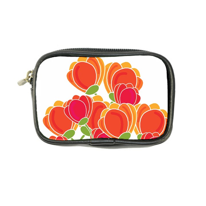 Orange flowers  Coin Purse