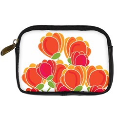 Orange Flowers  Digital Camera Cases