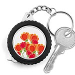 Orange flowers  Measuring Tapes Front