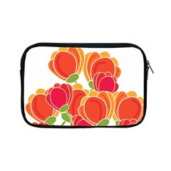 Orange Flowers  Apple Ipad Mini Zipper Cases