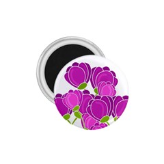 Purple Flowers 1 75  Magnets