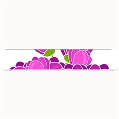 Purple Flowers Small Bar Mats by Valentinaart