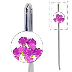 Purple Flowers Book Mark