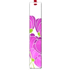 Purple Flowers Large Book Marks