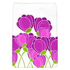 Purple Flowers Flap Covers (s)  by Valentinaart