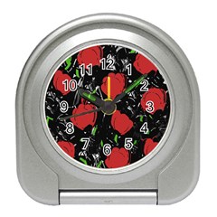 Red Roses Travel Alarm Clocks