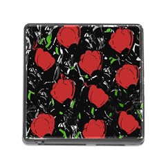 Red Roses Memory Card Reader (square)