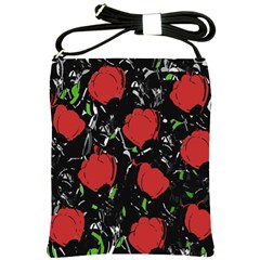 Red Roses Shoulder Sling Bags