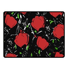 Red Roses Fleece Blanket (small)