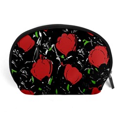 Red Roses Accessory Pouches (large) 