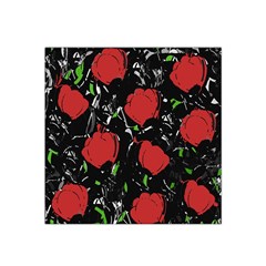 Red Roses Satin Bandana Scarf