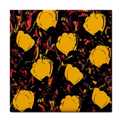 Yellow Roses  Tile Coasters by Valentinaart