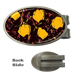 Yellow Roses  Money Clips (oval) 