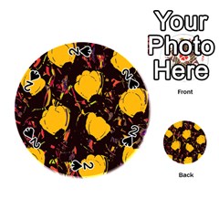 Yellow Roses  Playing Cards 54 (round) 