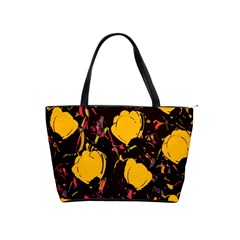 Yellow Roses  Shoulder Handbags