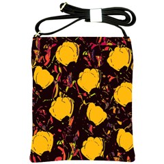 Yellow Roses  Shoulder Sling Bags