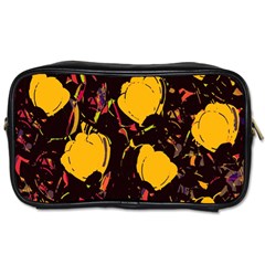 Yellow Roses  Toiletries Bags by Valentinaart