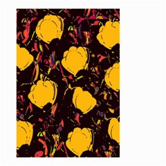 Yellow Roses  Small Garden Flag (two Sides) by Valentinaart