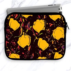 Yellow Roses  Apple Ipad 2/3/4 Zipper Cases by Valentinaart