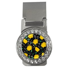 Yellow Roses 2 Money Clips (cz) 