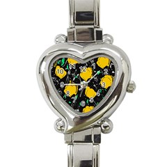 Yellow Roses 2 Heart Italian Charm Watch by Valentinaart