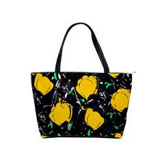 Yellow Roses 2 Shoulder Handbags