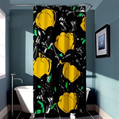 Yellow Roses 2 Shower Curtain 36  X 72  (stall)  by Valentinaart