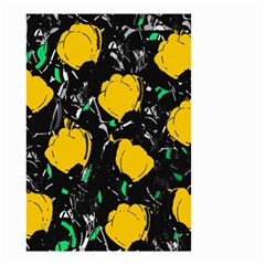 Yellow Roses 2 Small Garden Flag (two Sides) by Valentinaart