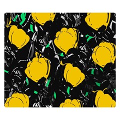 Yellow Roses 2 Double Sided Flano Blanket (small) 