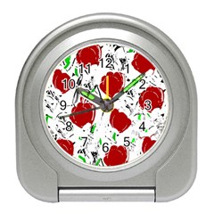 Red Roses 2 Travel Alarm Clocks