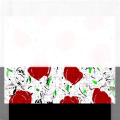 Red Roses 2 Rectangular Jigsaw Puzzl