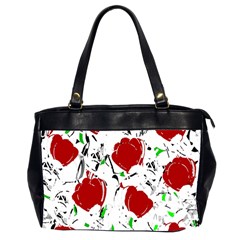 Red Roses 2 Office Handbags (2 Sides) 