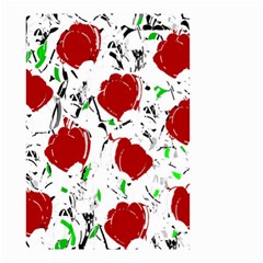 Red Roses 2 Small Garden Flag (two Sides)