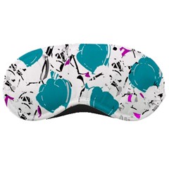 Cyan Roses Sleeping Masks by Valentinaart