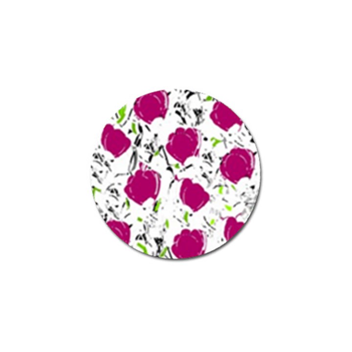 Magenta roses Golf Ball Marker (4 pack)