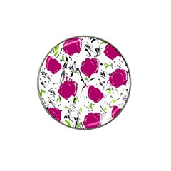 Magenta Roses Hat Clip Ball Marker by Valentinaart