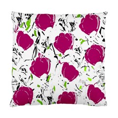 Magenta Roses Standard Cushion Case (one Side)