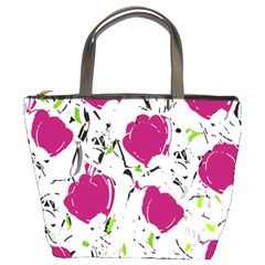 Magenta Roses Bucket Bags