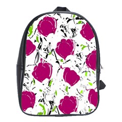 Magenta Roses School Bags(large) 