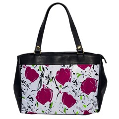 Magenta Roses Office Handbags