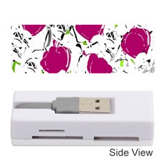 Magenta Roses Memory Card Reader (stick)  by Valentinaart