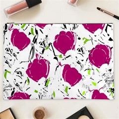 Magenta Roses Cosmetic Bag (xxl) 