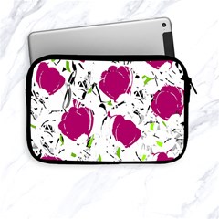 Magenta Roses Apple Ipad Mini Zipper Cases by Valentinaart