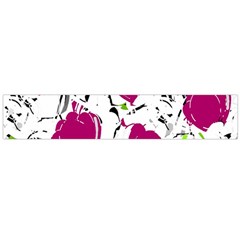 Magenta Roses Flano Scarf (large)