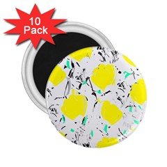 Yellow Roses 2 2 25  Magnets (10 Pack) 